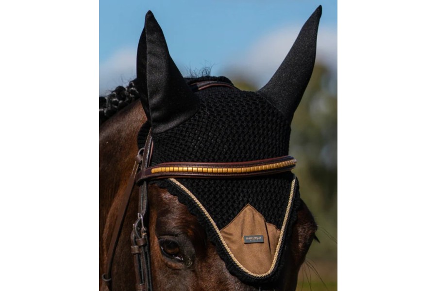 Orejeras Equestrian Stockholm Golden Brass