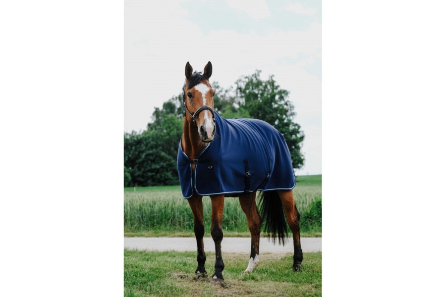 Manta Secado Riding World Azul Marino