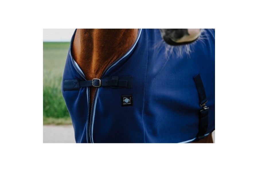 Manta Assecat Riding World Blau Marí