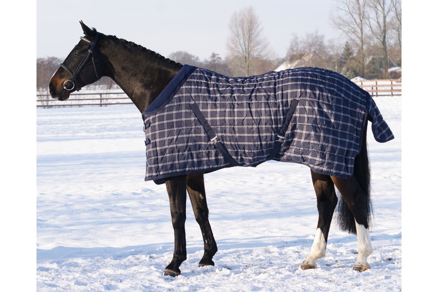 Manta Cavall Quadra QHP Luxury 1200D 300Gr Blau...