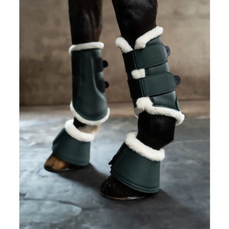 Protectores Comfort Premium Fur ll Caqui | Protecciones para caballos