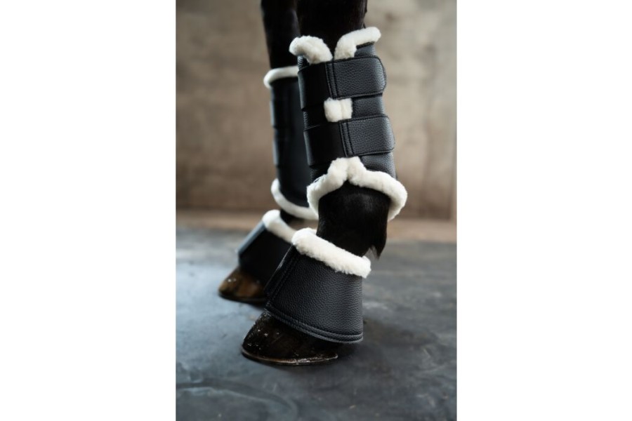 Protectores Comfort Premium Fur ll Negro/Blanco | Protecciones para