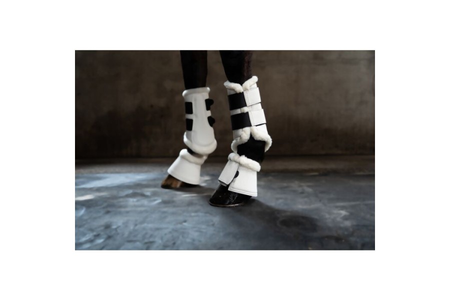 Protectores Comfort Premium Fur ll Blanco | Protecciones para caballos