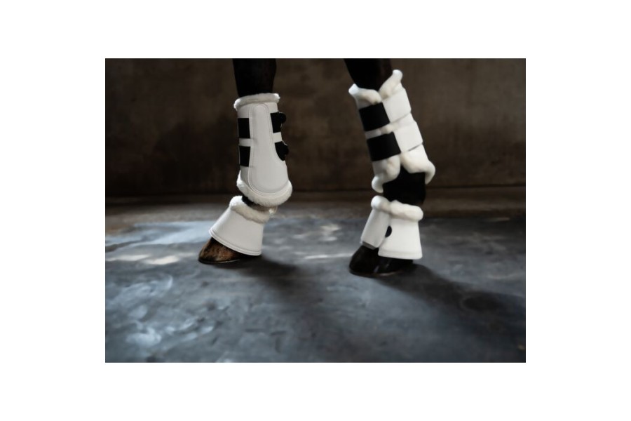 Protectors Comfort Premium Fur ll Blanc | Proteccions per a cavalls