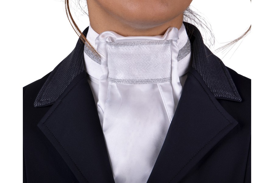 Chaqueta Concurso Mujer QHP Kae Negra | Competición para jinetes