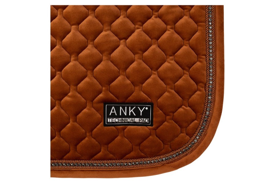 Sudadero Doma ANKY Velvet Stones Rust | Complementos sillas de montar para