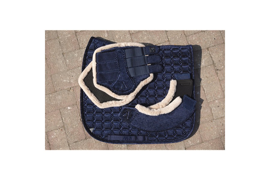 Suador Doma ANKY Check Velvet Midnight Blue | Complements selles de muntar