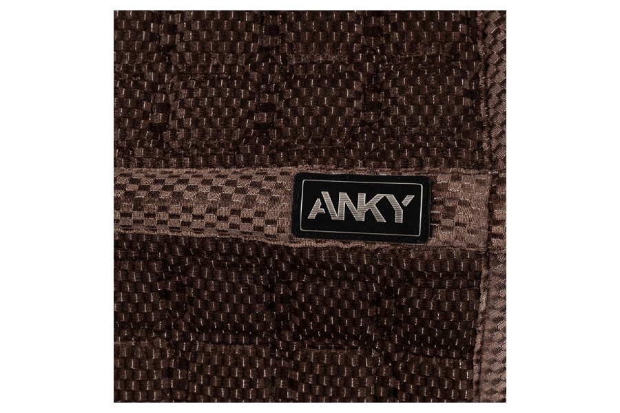 Sudadero Doma ANKY Check Velvet Deep Taupe | Complementos sillas de montar