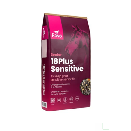 Pavo 18 Plus Sensitive 15kg | Alimentació per a cavalls