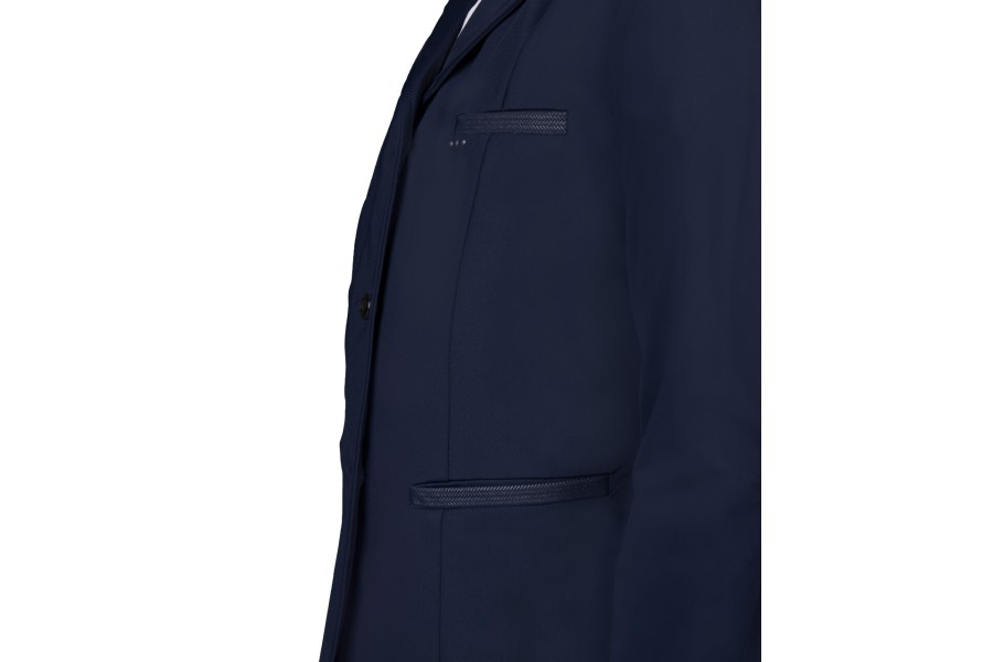 Jaqueta Concurs Júnior QHP Kae Blau Marí | Competició per a genets