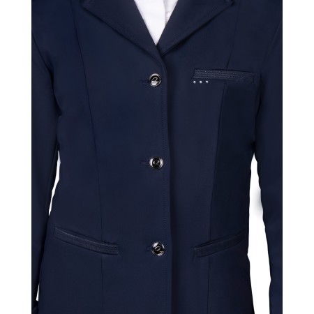 Jaqueta Concurs Júnior QHP Kae Blau Marí | Competició per a genets