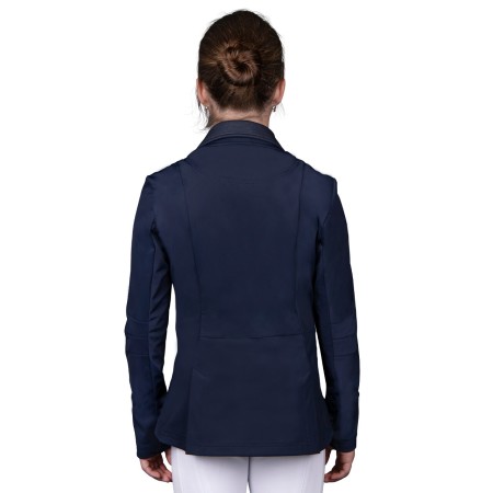 Jaqueta Concurs Júnior QHP Kae Blau Marí | Competició per a genets