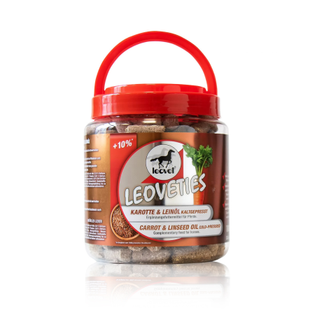 Premios Caballo Leovet Zanahoria Aceite Lino 1,1Kg