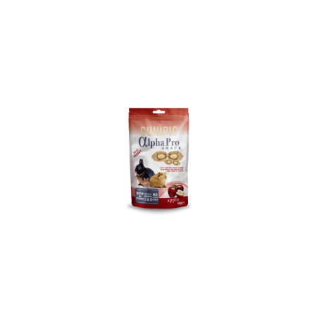 CUNIPIC ALPHA PRO SNACK POMA 50 GR. | Alimentació per a rosegadors