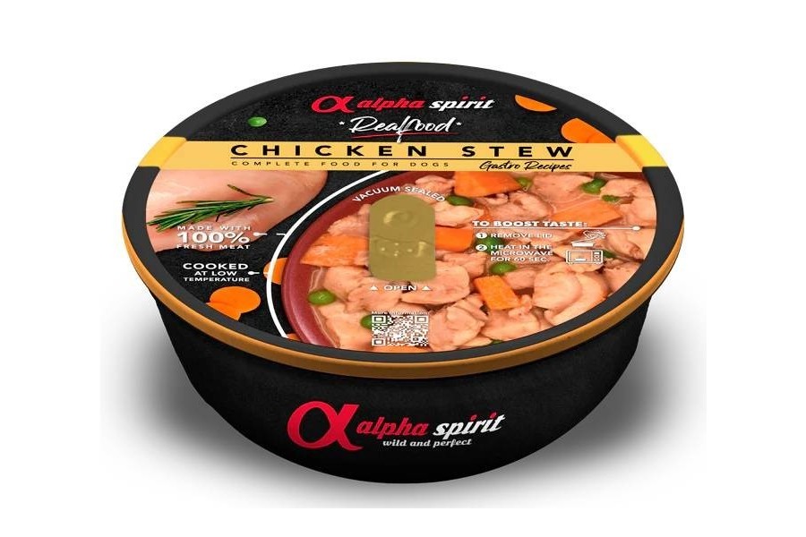 ALPHA SPIRIT REALFOOD estofat de pollastre | Gossos