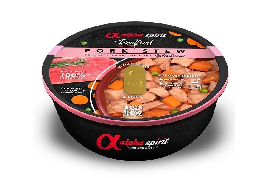 ALPHA SPIRIT REALFOOD estofat de porc | Gossos