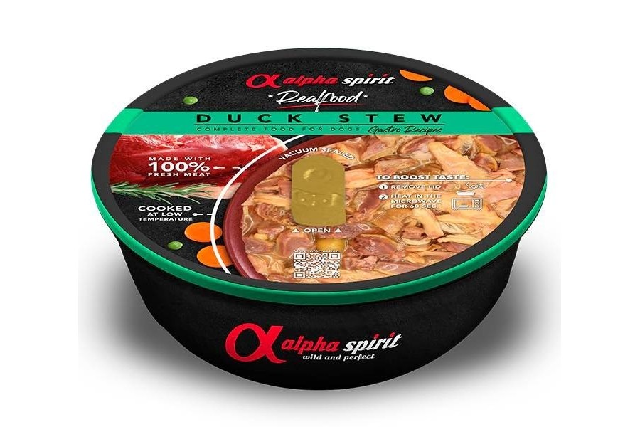 ALPHA SPIRIT REALFOOD estofat d’ànec | Gossos