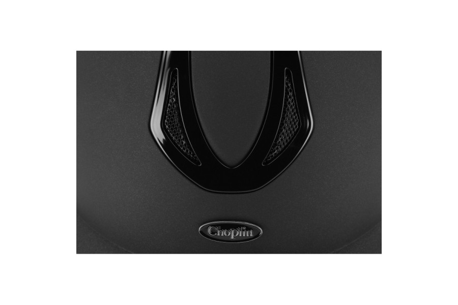 Casco Choplin Aero Brillante Negro Mate