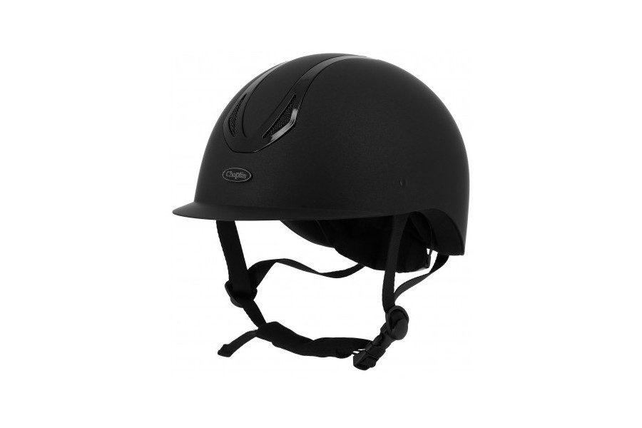 Casco Choplin Aero Brillante Negro Mate