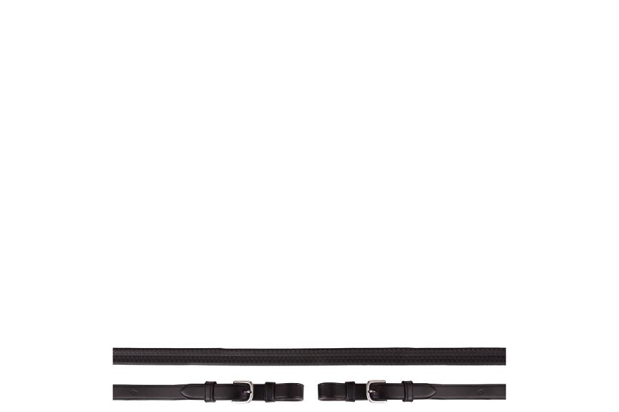 Riendas Goma BR Eventa 16 mm Negras