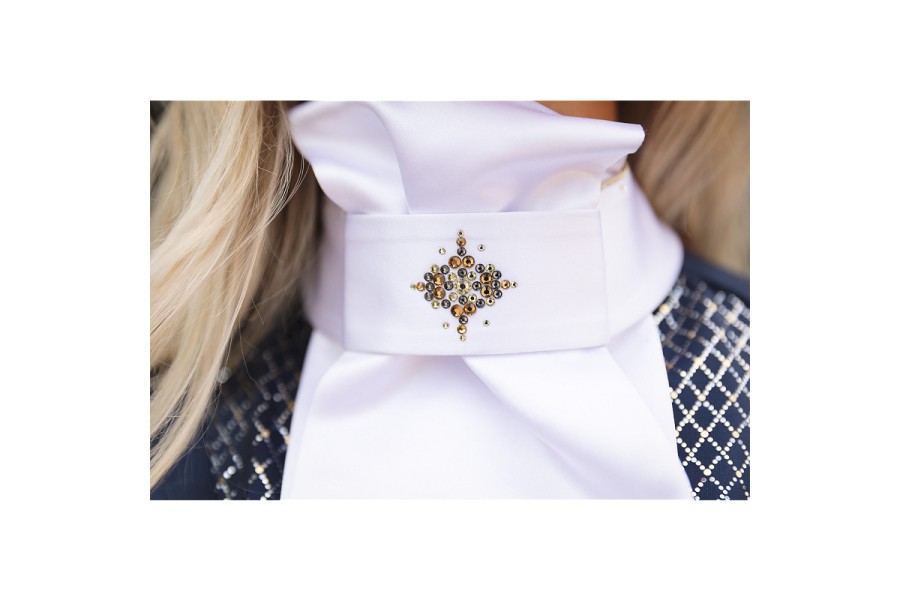 Plastrón ANKY Prospect Blanco Oro