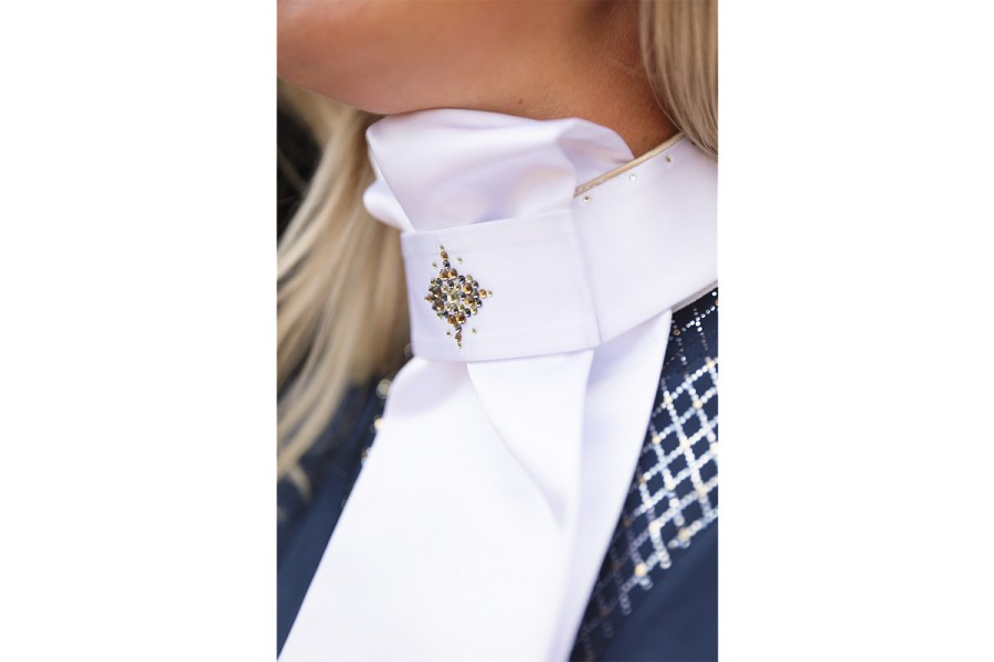 Plastrón ANKY Prospect Blanco Oro