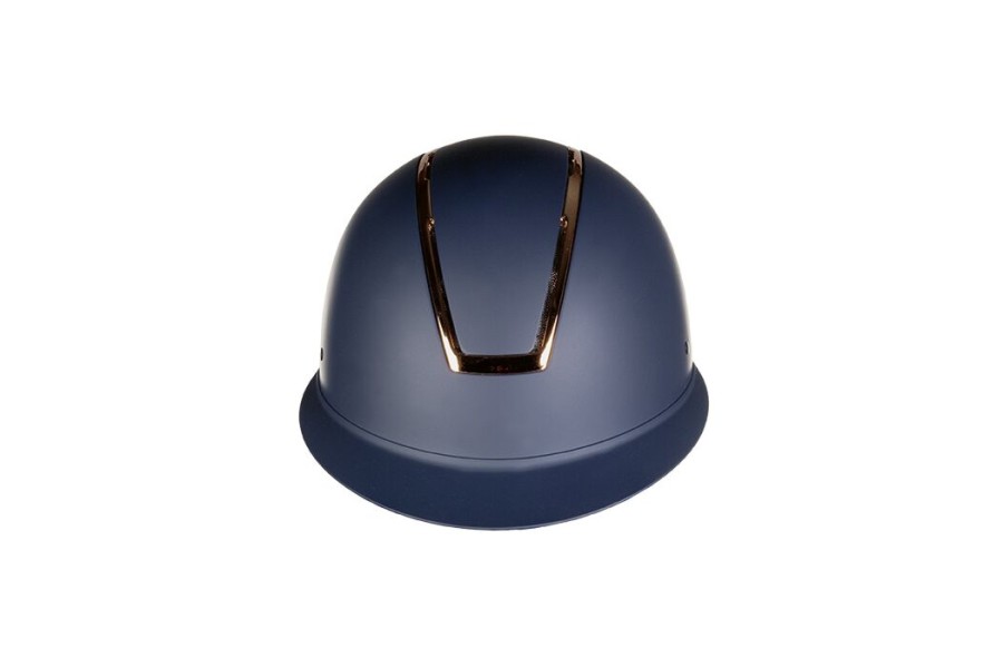 Casc HKM Lady Shield Blau Fosc/Rosa Or
