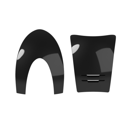 Frontal + Posterior Casco KEP Polish 2.0 Negre