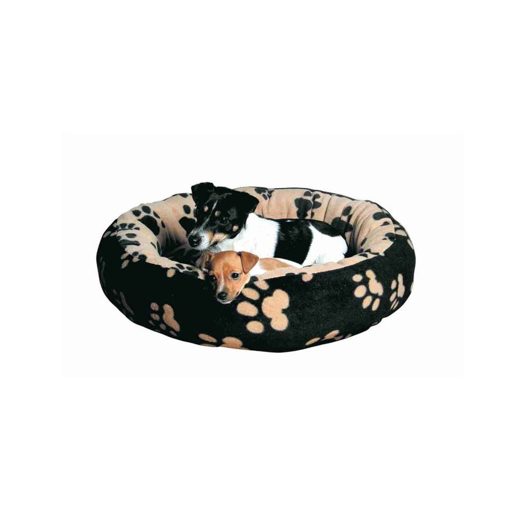Llit Rodó Sammy 50 Cm Negre/Beige per gossos | Calvet Animals i Plantes