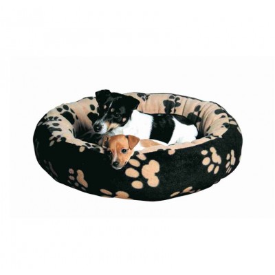 Llit Rodó Sammy 50 Cm Negre/Beige per gossos | Calvet Animals i Plantes