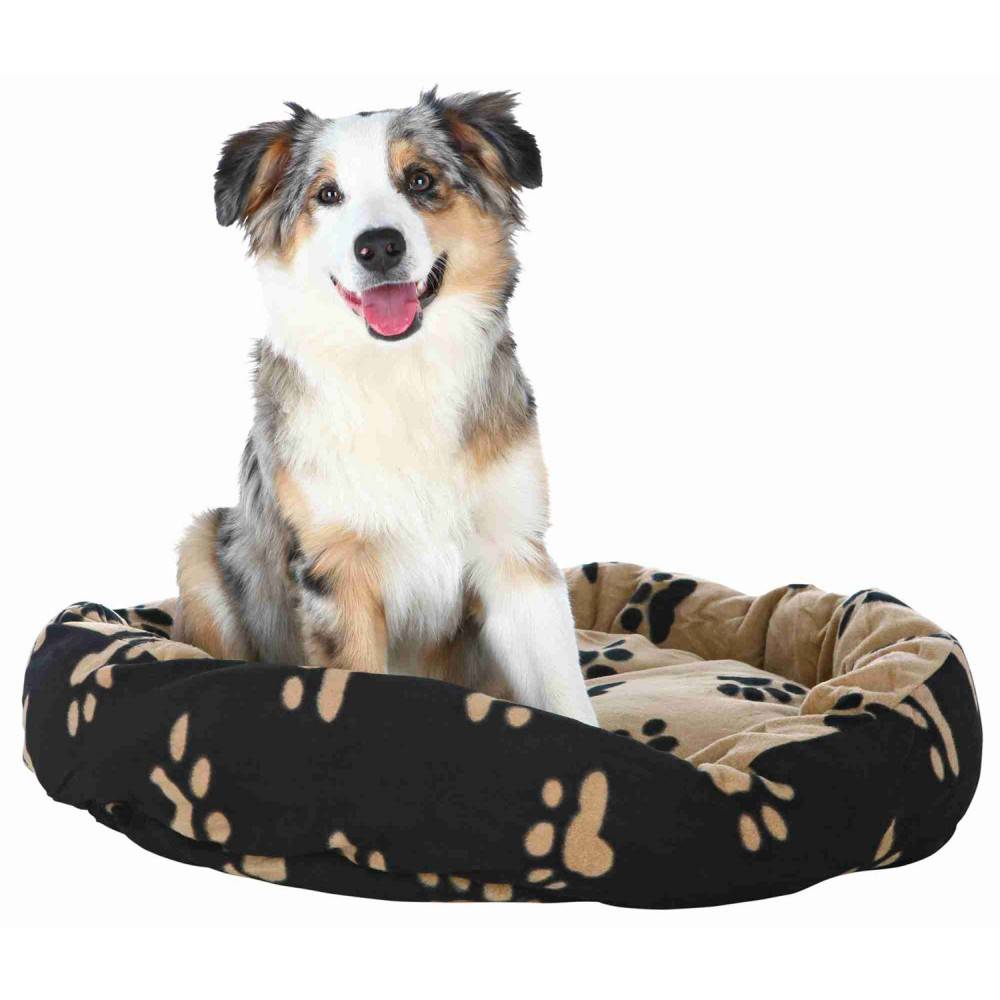 Llit Rodó Sammy 50 Cm Negre/Beige per gossos | Calvet Animals i Plantes