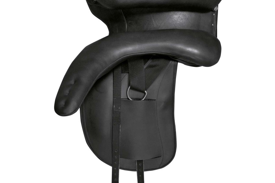 Sella Anglesa Doma New Kavar Rodillera Azes Negre