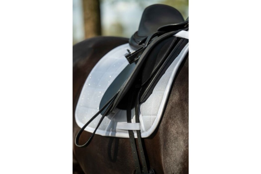 Suador Doma HKM Glitter Mesh Blanc