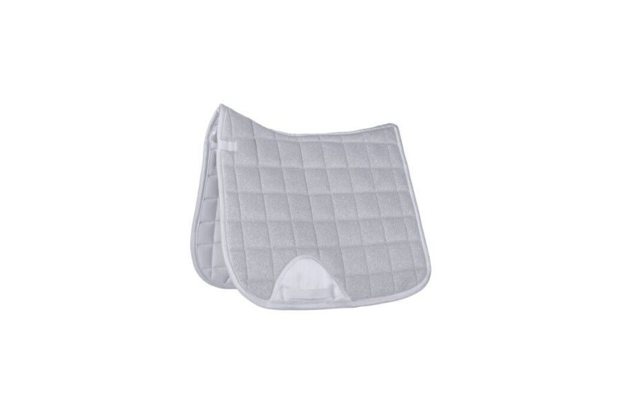 Sudadero Doma HKM Glitter Mesh Blanco