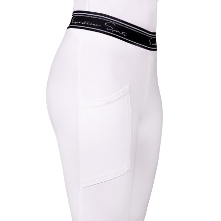 Mallas Júnior QHP Eden Competición Full Grip Blanca