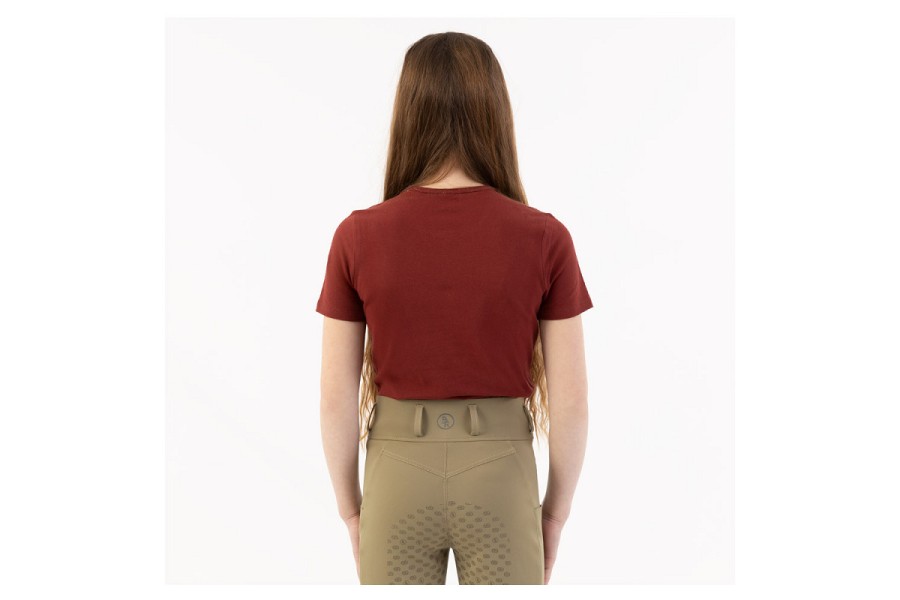 Camiseta Niño/a Manga Corta Eevolv Krijn Maroon