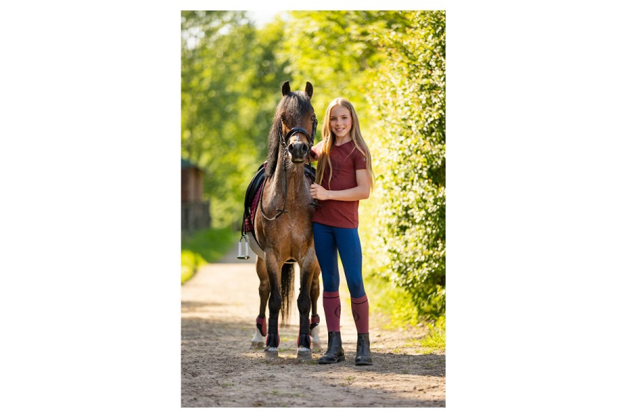 Samarreta Nen/a Màniga Curta Eevolv Krijn Maroon