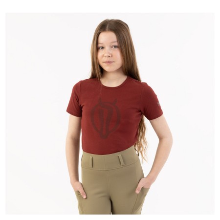 Camiseta Niño/a Manga Corta Eevolv Krijn Maroon