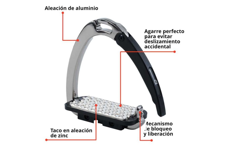 Estribos Ingleses Seguridad Tattini