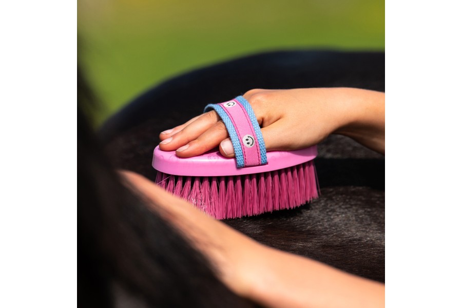 Cepillo Caballo QHP Rosalyn Cherry Pink