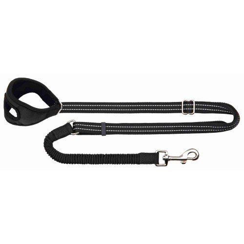 Correa Para Correr Trixie 90-130 Cm Negra para perros | Calvet Animales y Plantas