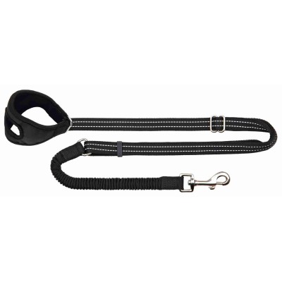 Correa Para Correr Trixie 90-130 Cm Negra para perros | Calvet Animales y Plantas