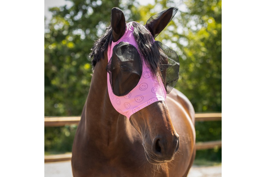 Màscara Amb Orelles QHP Super Bug Cherry Pink