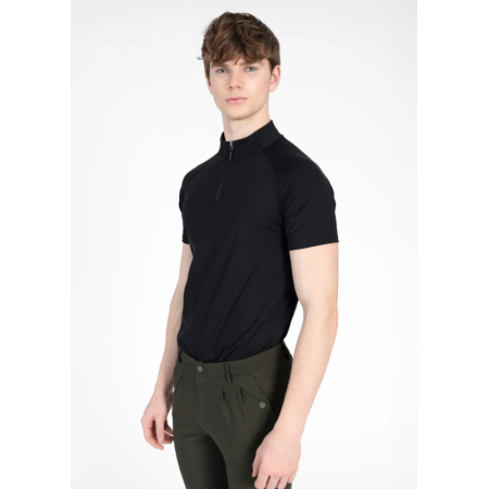 Base Layer Maximilian Cade Manga Corta Negra