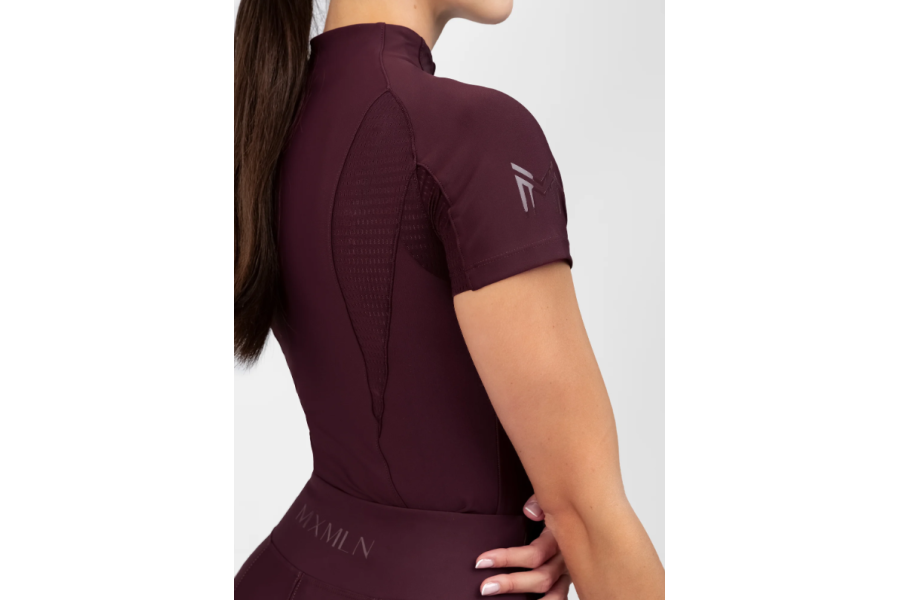 Frame Base Layer Maximilian Manga Corta Burgundy