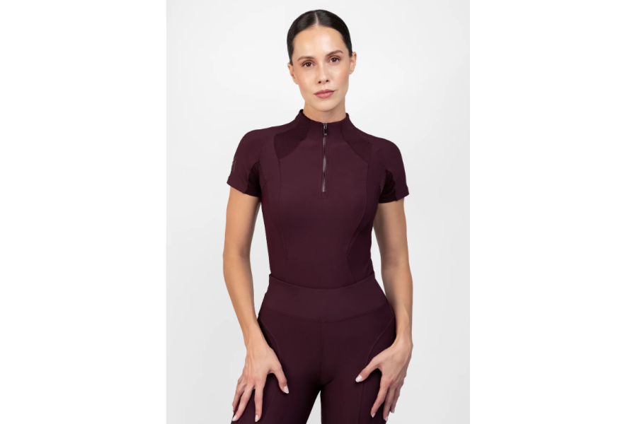 Frame Base Layer Maximilian Manga Corta Burgundy