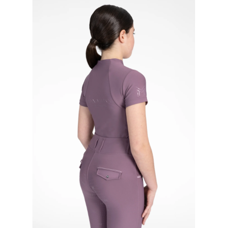 Base Layer YR Maximilian Manga Corta Plum