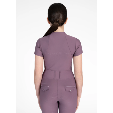 Base Layer YR Maximilian Manga Corta Plum