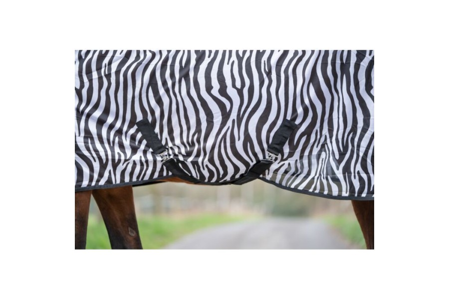 Manta Cavall Estiu Antimosques HKM Zebra