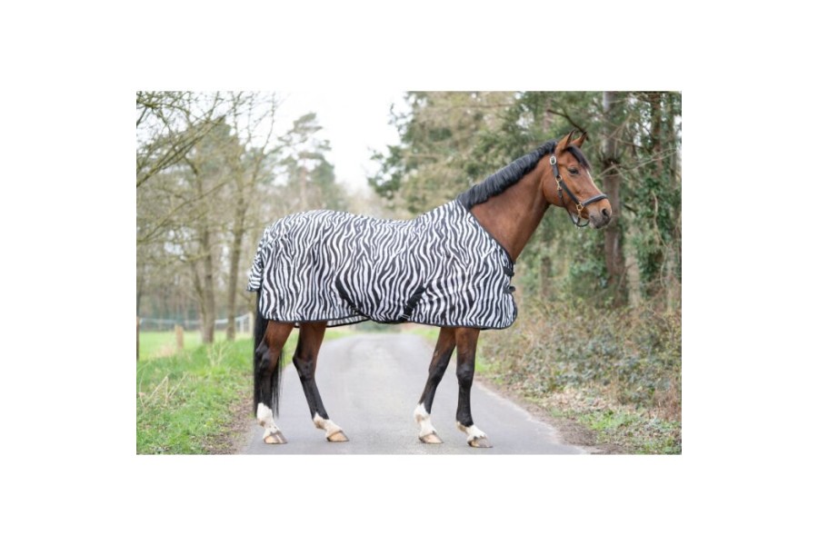 Manta Cavall Estiu Antimosques HKM Zebra